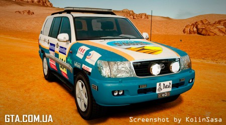 Toyota Land Cruiser GINAF Dakar Service Car